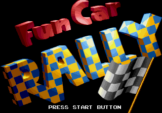 Fun Car Rally Title Screen